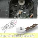 Dryer Idler Pulley Assembly Fit for Frigidaire 5304507499, Replace 131863100 131434700 131623300, Compatible with Kenmore Electrolux Dryer Idler Pulley & Arm Kit