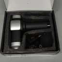 Deep Tissue Massage Gun, Portable Percussion Electric Muscle Massager for Pain Relief, Handheld Massagers with 30 Speeds & 6 Attachments for Back and Neck, Gifts for Men Women (Black)