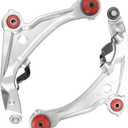2Pcs Front Lower Control Arms with Ball Joints Suspension kits for 2007-2012 Nissan Altima, 2013 Altima Coupe 2-Door Only, Replacement K620195 K620196