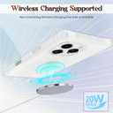 Rectangle Case Compatible for iPhone 12 Pro, Full Camera Protection & Reinforced Corners TPU Cushion Clear Cover, Shockproof Silicone Phone Case for Women Girls (iPhone 12 Pro, Clear)