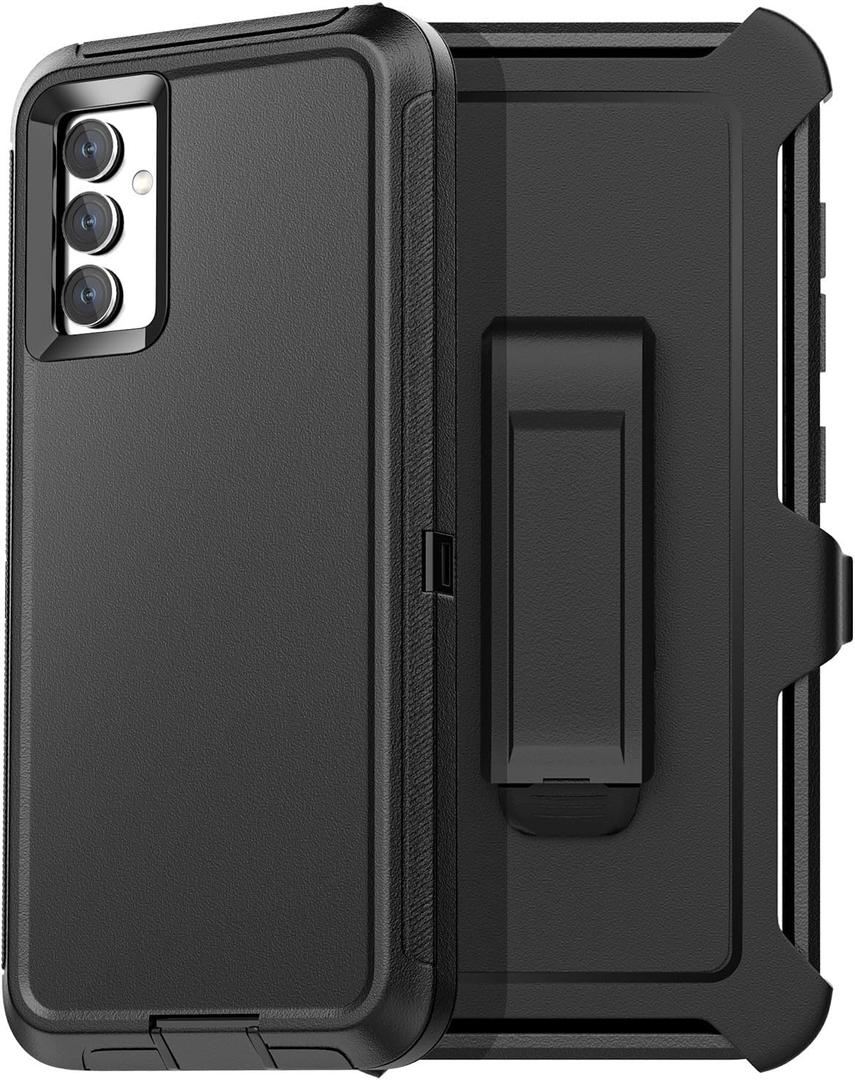 AICase Belt-Clip Holster Case for Galaxy A35,Heavy Duty Drop Protection Full Body Rugged Shockproof/DustProof Military Grade Tough Durable Cover for Samsung Galaxy A35 6.4" 5G