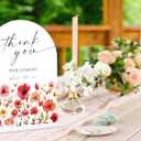 2 x Acrylic Wedding Signs Thank You for Coming Please Take One Sign, 6x8" Arch Acrylic Table Decor, Love Is In Bloom & Baby In Bloom Decorations for Baby Shower Bridal Shower Engagement Party