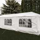 Party Tent Canopy Tent for Outdoor Wedding Party - *New Heavy Duty Design* or Camping BBQ w/Removable Waterproof Sidewalls - 30' x 10' - Backyard Expressions