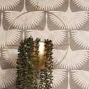 2 Pack Gold Hanging Planter, Hanging Planters for Indoor Plants with 5.5" Pot + Ceiling Hook + Extender Chain, Gold Plant Hanger, NO Plant incld