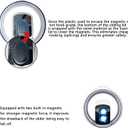 2 x Pack Tumbler Replacement Lids for YETI, 30 oz Tumbler Magnetic Slider Replacement Fits 30 oz Tumbler, 14 oz Mugs & 35 oz Straw Cups, with Extra Seals and Magnetic Closures