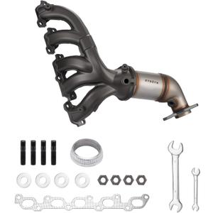 Front Exhaust Manifold Catalytic Converter Kit Fit For Chevy Colorado 2007-2012 L5 & GMC Canyon 2007-2012 & Hummer H3 2007-2008 & Isuzu i-370 2007-2008 3.7L 641338, 19280