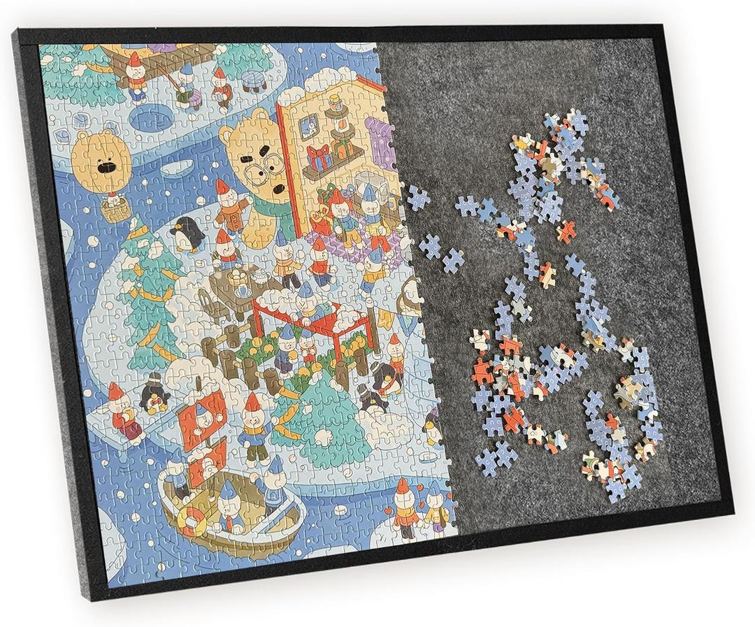 1000 Pieces Puzzle Board, 31.5x23.6 Felt Puzzle Storage Mat(Board Only), 32" x 24"