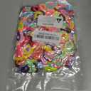 350 PCS Multicolor Cotton Hair Ties – Small Baby Hair Elastics for Kids and Girls, No Crease Finger Ponytail Holders (20 Colors)