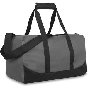 30 Liter, 17 Inch Canvas Duffle Bags for Men and Women  Travel Weekender Overnight Carry-On Shoulder Duffel Tote Bags (Grey)