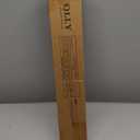 QLLY 24 inch Adjustable Metal Furniture Legs, Square Office Table Desk Leg, Table Leg, Set of 4 (Black)