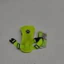 Lukovee Dog Seat Belt for Car, Adjustable Dog Car Harness for Large Medium Small Dogs, Soft Padded & Breathable Mesh Dog Seatbelt with Car Strap and Carabiner(Lime Green Double Clip,Small) (B8- Lime Green (Double Clip 2 in 1))