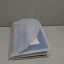 ABC life 26 Pockets Accordion File Organizer, Expanding File Folder, Portable Monthly Paper Bill Tax Receipt Organizer, Letter A4 Size Document Organizer with Labels - Blue