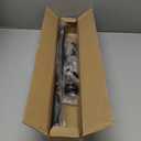 Black Curtain Rods 28 to 48 Inches(2.3-4 Feet),5/8 inch Splicing Drapery Rods,Small Curtain Rods Set,Size: 18''-45'',Matte Black