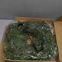 Bibelot Christmas Wreaths for Front Door, 24 Inch Realistic Norfolk Pine Wreath, Green Real Touch Winter Decor for Indoor Outdoor Home Wall Window All Seasons