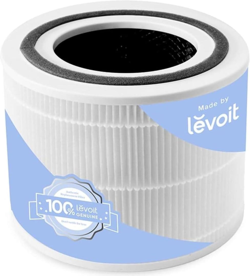 LEVOIT Genuine Core 300-P Replacement Filter, Core 300-RF Air Purifier Core300S Filters, Supports HEPA Sleep Mode, High-Efficiency Activated Carbon for Removal of Smoke, Odor, Allergens, Pollen,1 Pack (7.5" x 7.5" x 6.3")