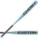 Easton | Ghost Youth Fastpitch Softball Bat | Approved for All Fields | -11 Drop | 1 Pc. Aluminum (27 Inch, Light Blue)