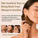 Upgraded Lymphatic Contour Face Brush - 3-in-1 Face Massager & Dry Brush, Gua Sha Facial Tools, 0.075mm Bristle Guasha Tool for Face, Lymphatic Drainage, De-Puffing, Sculpting & Relaxation