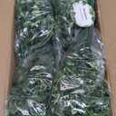 Faux Greenery Stems Plastic Artificial Boxwood, 20 Bundles Faux Boxwood Shrubs Outdoor Artificial Greenery UV Resistant for Farmhouse Office Garden Wedding Window Patio Porch Home Decor
