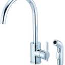 Danze D401058 Parma Single Handle Kitchen Faucet with Side Spray, Chrome