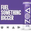 ZOA Zero Sugar Energy Drinks - Frosted Grape | Healthy Energy Formula with Natural Caffeine, Daily Vitamin C, Essential B-Vitamins | Gluten-Free, Keto Friendly | 12 Ounce Cans (Pack Of 12) (EXP 11/28/26)