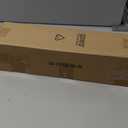 QDWIS 2 Pack Wood Curtain Rods for Windows 48 to 84 Inch,1'' Diameter Drapery Rods with Imitation Wood Grain Leaf Pattern Finials,Boho Adjustable Heavy Duty Curtain Rods Set,36-88'', Color:Natural Wood