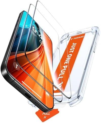 TORRAS 1-Pack for iPhone Air Screen Protector [12Ft Military-Grade Shatterproof] [9H+ Aerospace Tempered Glass] Anti-Scratch Full Coverage Fit