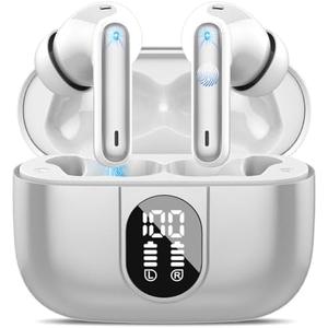 Ai Translation Earbuds Real Time, Simultaneous Interpretation Translator Earbuds with 6 Translation Modes/164 Languages, No Subscription Translatior Headphones, Light Gray