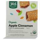 5 x 365 by Whole Foods Market, Organic Apple Cereal Bar 6 Count, 7.8 Ounce (EXP 11/08/26)