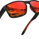 Sports Polarized Sunglasses for Men Women UV Protection Unbreakable Driving Running Fishing Hiking Sun Glasses