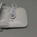 Makeup Mirror Touch Screen Vanity Mirror with LED Brightness Adjustable Portable USB Rechargeable (9.4"x6.6" White)