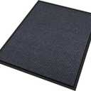 Extra Large Front Door Mat, 3 x 4 Feet Indoor Outdoor Entrance Mat, Heavy Duty Commercial Floor Mats, Non-Slip Rubber Backing Doormat for Entryway, Waterproof, Low-Profile, Easy to Clean