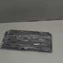 CHIKILLA Silicone Dish Drying Mat for Kitchen Counter, Fast Drainage Design for Vegetables Fruits, Heat Resistant, Non-Slip , Dishwasher Safe  15.7x13 inch Urban Gray