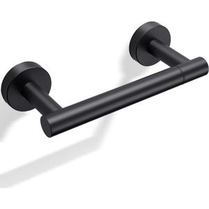 Day Moon Matte Black Toilet Paper Holder - Wall Mount Modern Roll Holder for Bathroom