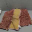 Blue Bathroom Rugs Chenille Bath Mats Set 3 Piece Extra Soft and Absorbent Shaggy Rugs, Machine Wash and Dry, Perfect Plush Bath Mats for Tub, Shower, Bathroom Decor, Washable Carpets Set