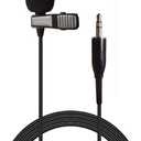Pro Lavalier Microphone Lapel Microphone 3.5mm (1/8'') TRS Unidirectional Condenser Mic for PC Camera Voice Amplifier Wireless Transmitter, Ideal for Lectures, Podcasts
