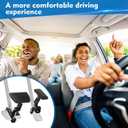Pedal Extenders for Short Drivers-Brake pedals suitable for most models(1.2in-2.3in)&Accelerator (1.7in - 3.5in) Extensions with Anti-Slip Design,Durable Metal Construction & Easy Installation