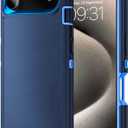 ENTRONIX Phone Case Compatible with iPhone 17 Air  [Heavy Duty] Shockproof Triple Layer Protection Rugged Cover, Navy