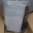 ZYP 8x10 FT Heavy Duty Clear Waterproof Tarps Outdoor Garden Rainproof Covering,Clear Vinyl Tarp with Grommets,Transparent Waterproof Tarpaulin for Covering Henhouse Porch Canopy Plant Camping