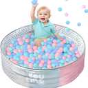 Baby Ball Pit for Toddlers with Balls Included and Double Function with Two, Baby Play Mat, Ball Pit for Babies, Piscina de Pelotas para Bebes, Ballpit, Corrales para Bebes