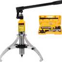 Hydraulic Gear Puller, 5 Ton Hydraulic Puller Kit Bearing Puller with Case 2 or 3 Jaws Bearing Hub Separator Hydraulic Puller Separator Tool for Pulling Hubs, Bearings, Gears, ZYL-5