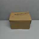 Matte Black Bathroom Faucet,Waterfall Black Faucet for Bathroom Sink,4 Inch Stainless Steel Bathroom Sink Faucet,Two Handle RVs Lavatory Vanity Faucets with Water Hoses