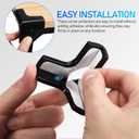 Veemoon Table Corner Protective Pads - 4 Pack Soft PVC Edge Guards for Baby Safety Easy Installation Universal Fit for Furniture