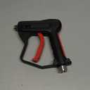 Short Pressure Washer Gun with 1/4" Quick Connector, 4350 PSI High Pressure Washer Gun with 5 Spray Nozzle Tips, 3/8'' Male Plug and M22-14/15mm Fittings, Power Washer Gun Compatible with Foam Cannon