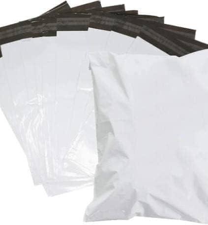 Pack,Shipping Bags for Clothing,Strong Adhesive Mailing Envelopes,Heavy Duty Self Seal Plastic Postal Return Package Bags for Books Accessories Business,White 20 pack