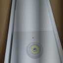 Versatile 7 Tier Wall Shelf Unit,White Lack Wall Shelf,Display Floating Shelf with LED Remote Control Light