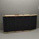 Dog Ramp for Bed, 64" Long Foldable Pet Ramp for Small Large Dogs, Dog Ramps for High Beds Car, High Traction with Platform 6 Adjustable Heights 24" to 30" Up to 220LBS, Wood (64"X 17inch)