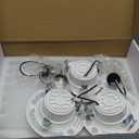 EcoSmart 5/6 in. Daylight Integrated LED Recessed Trim (4-Pack)