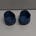 2pcs Silicone Boot for Owala Kids Water Bottle 16oz/14oz, Anti-Slip Water Bottle Cover Sleeve Anti-Dent Bottom Protector Wraps Compatible with Owala Kids Stainless Steel Bottle Accessories(Blue)