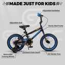 Glerc NuNu+ Kids Bike for Boys Ages 1-10 Years Old, 12 14 16 18 Inch Racing Style Toddler Bicycle with Training Wheels and Safe Coaster Brake, Multiple Colors