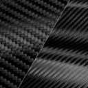 VViViD Black Carbon Fiber Adhesive Weatherproof Faux Leather Marine Vinyl (0.5ft x 54")